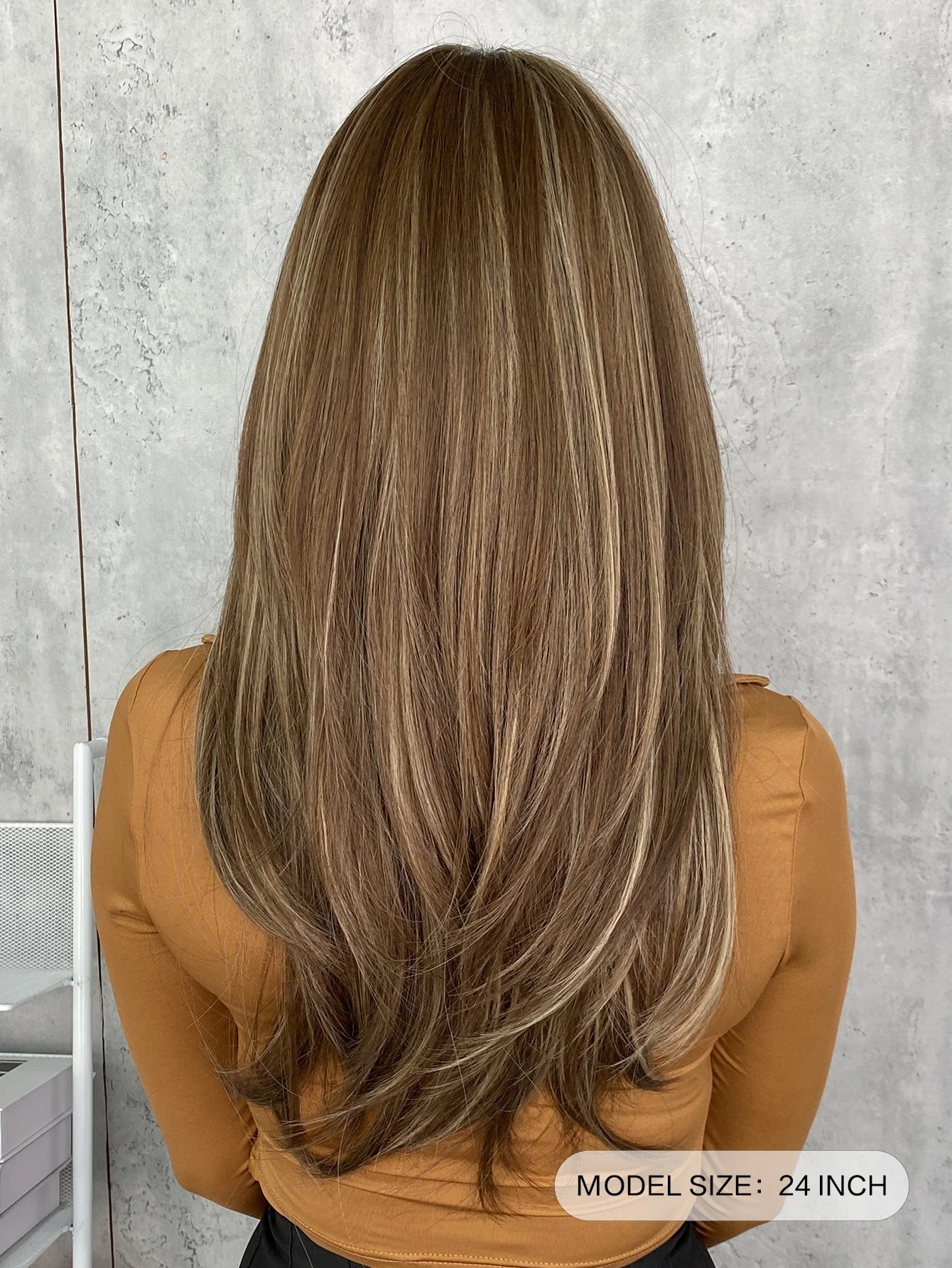 Peruca Longa Feminina Corte V