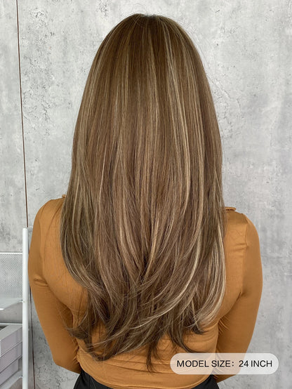 Peruca Longa Feminina Corte V