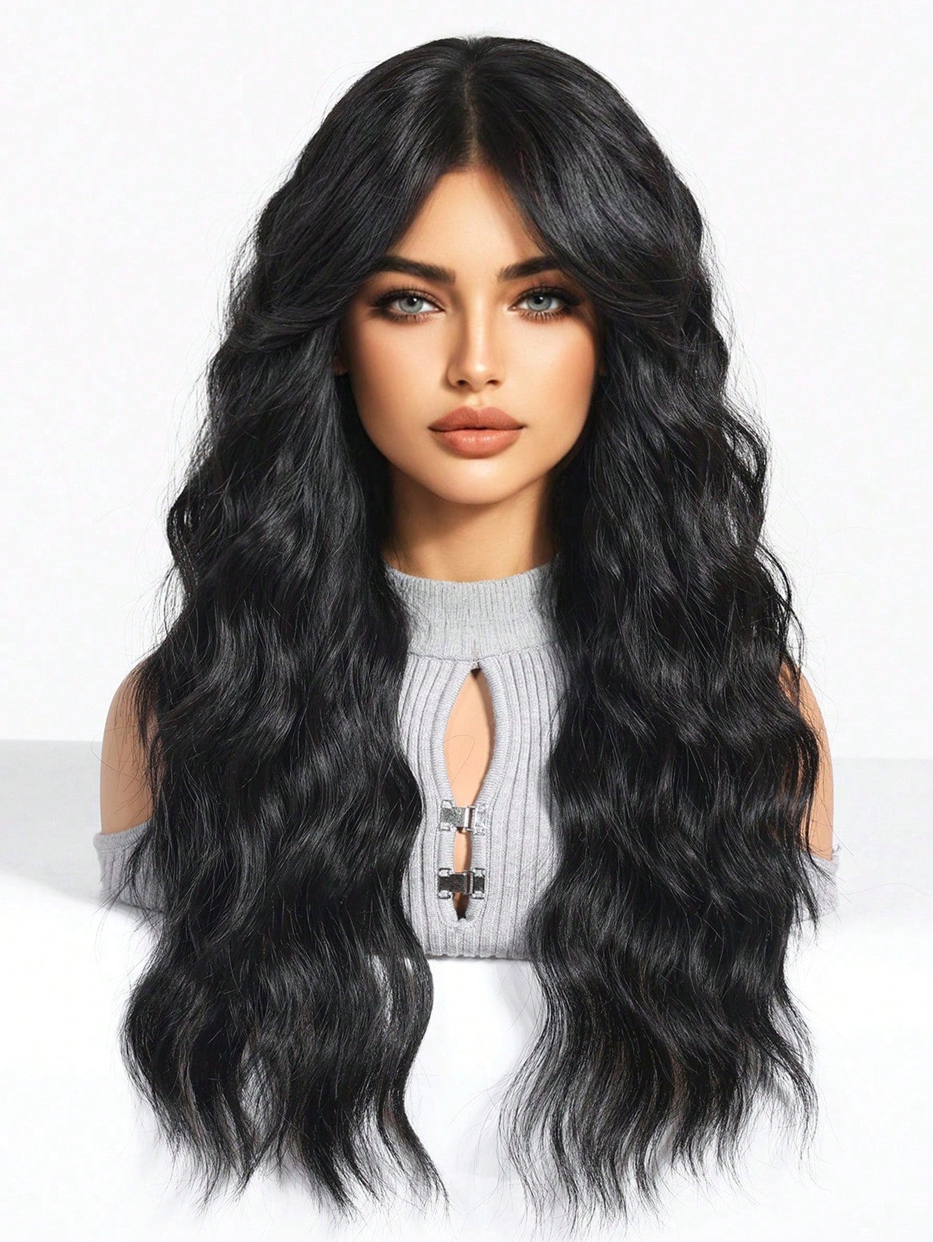 Peruca Feminina Cabelo Longo Ondulado 