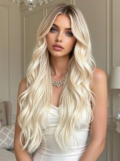 Peruca Feminina Cabelo Longo Ondulado 